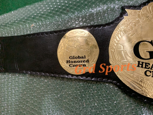 GHC GLOBAL HONORED CROWN WRESTLING CHAMPION BELT ADULT SIZE - Image 2