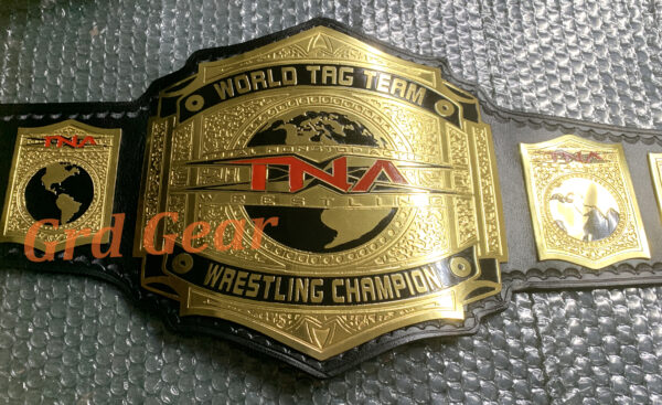 TNA WORLD TAG TEAM CHAMPION BRASS BELT