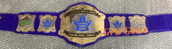 TORONTO MAPLE LEAFS CHAMPION BRASS BELT - Image 2