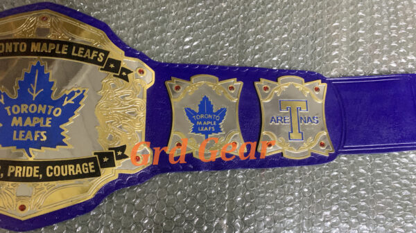 TORONTO MAPLE LEAFS CHAMPION BRASS BELT - Image 3