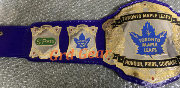 TORONTO MAPLE LEAFS CHAMPION BRASS BELT - Image 4