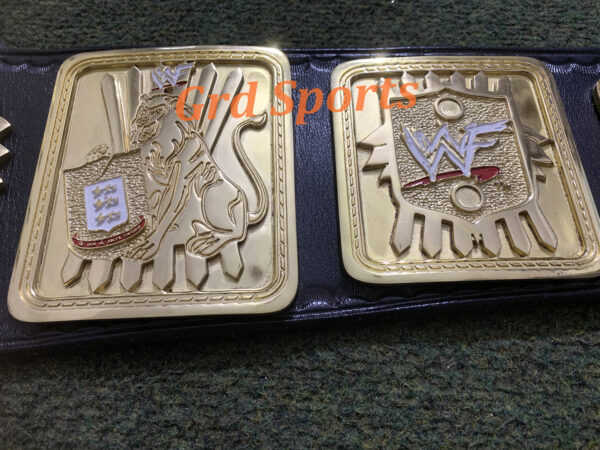 CNC HD SCRATCH LOGO WWF BIG EAGLE WRESTLING CHAMPIONSHIP BELT 5MM PLATES - Image 3