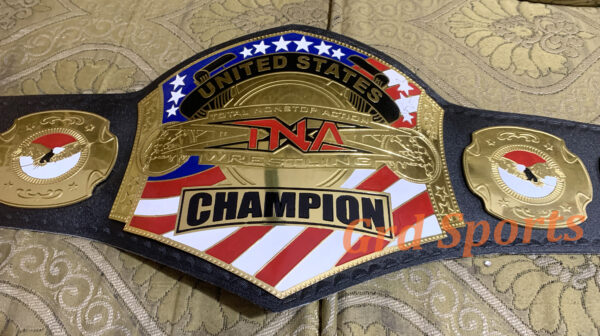 TNA UNITED STATES CHAMPION BRASS BELT