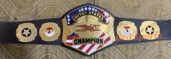 TNA UNITED STATES CHAMPION BRASS BELT - Image 6