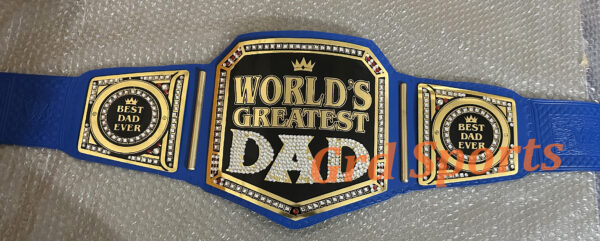 WORLD GREATEST DAD BRASS BELT - Image 5