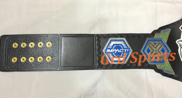 TNA IMPACT X DIVISION WRESTLING CHAMPIONSHIP BELT ADULT SIZE - Image 4