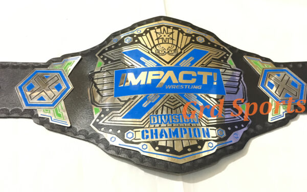 TNA IMPACT X DIVISION WRESTLING CHAMPIONSHIP BELT ADULT SIZE