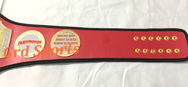 MEGA POWER WRESTLING CHAMPIONSHIP BELT BRASS ADULT SIZE - Image 3