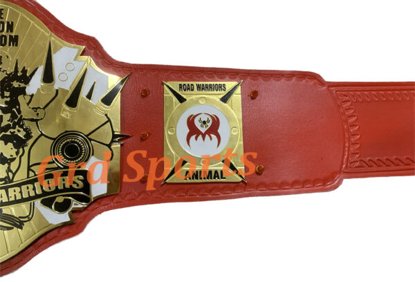 THE ROAD WARRIORS CHAMPION BRASS BELT - Image 2