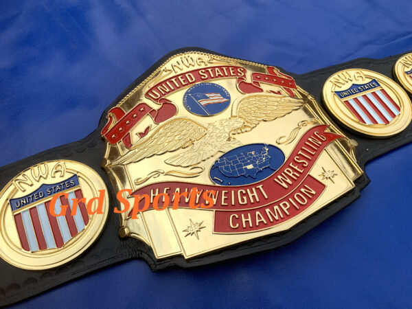 CNC HD NWA UNITED STATES HEAVYWEIGHT WRESTLING CHAMPIONSHIP BELT 5MM PLATED - Image 2