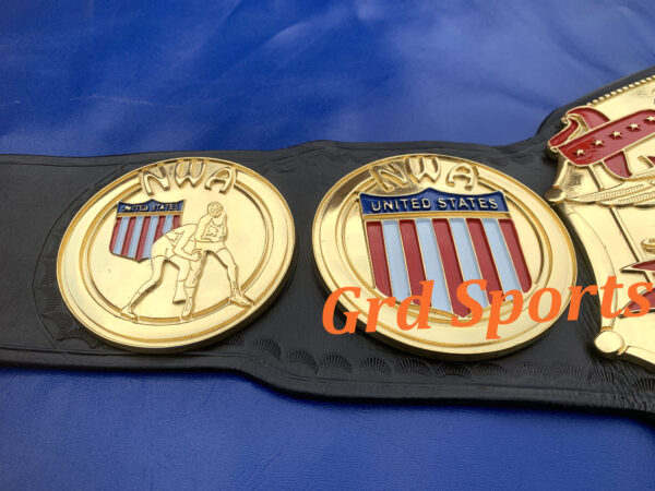 CNC HD NWA UNITED STATES HEAVYWEIGHT WRESTLING CHAMPIONSHIP BELT 5MM PLATED - Image 5