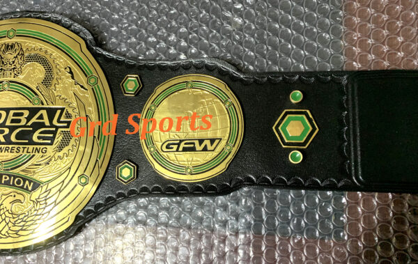 GRW GLOBAL FORCE WRESTLING CHAMPIONSHIP BELT ADULT SIZE - Image 2