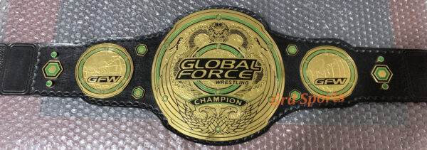 GRW GLOBAL FORCE WRESTLING CHAMPIONSHIP BELT ADULT SIZE - Image 5