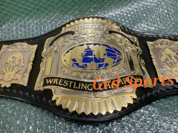 USWA UNIFIED WORLD WRESTLING CHAMPIONSHIP BELT 4MM ZINC - Image 2