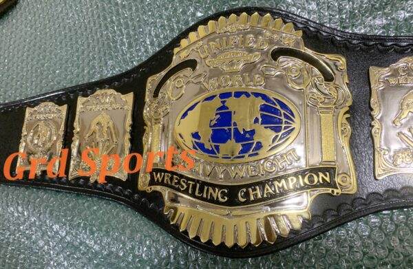 USWA UNIFIED WORLD WRESTLING CHAMPIONSHIP BELT 4MM ZINC - Image 5