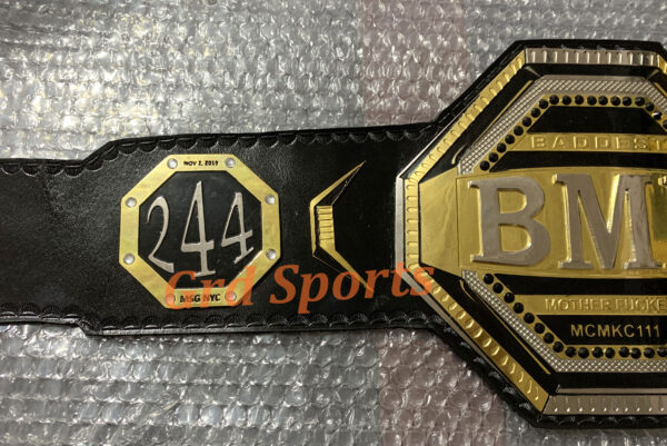 BMF UFC WRESTLING CHAMPIONSHIP BELT ADULT SIZE - Image 3