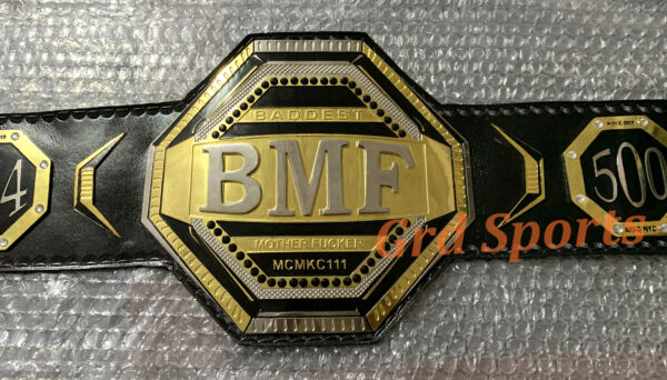 BMF UFC WRESTLING CHAMPIONSHIP BELT ADULT SIZE - Image 5