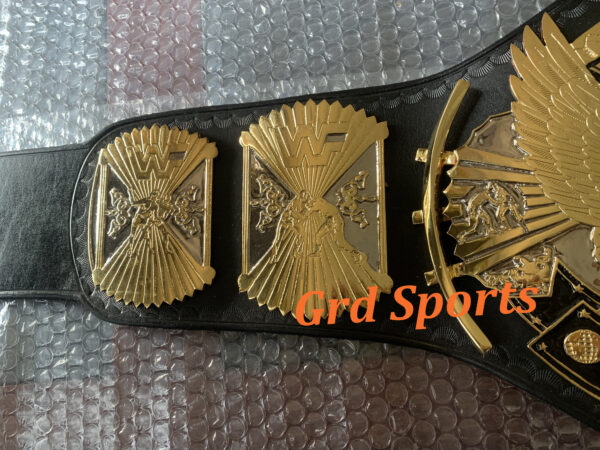 WWF CLASSIC GOLD WINGED EAGLE HEAVYWEIGHT WRESTLING CHAMPIONSHIP BELT 4MM ZINC PLATED - Image 3