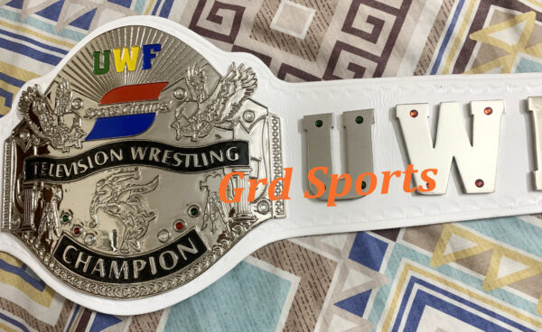 UWF TELEVISION WRESTLING CHAMPIONS ZINC BELT - Image 4