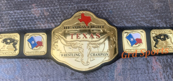 TEXAS WORLD HEAVYWEIGHT CHAMPION ZINC BELT