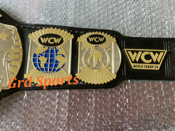 WCW WORLD HEAVYEIGHT WRESTLING CHAMPION BRASS BELT - Image 4