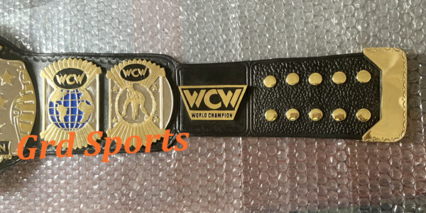 WCW WORLD HEAVYEIGHT WRESTLING CHAMPION BRASS BELT - Image 5