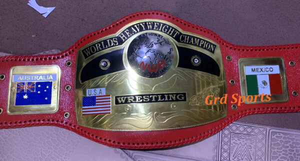 NWA WORLD DOME GLOBE HEAVYWEIGHT WRESTLING CHAMPIONSHIP BELT ADULT SIZE