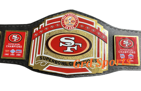 SF SUPER BOWL CHAMPIONS BRASS BELT