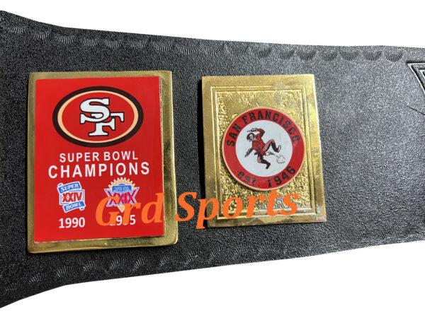 SF SUPER BOWL CHAMPIONS BRASS BELT - Image 5