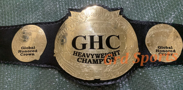 GHC GLOBAL HONORED CROWN WRESTLING CHAMPION BELT ADULT SIZE