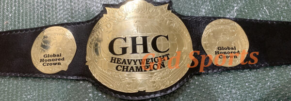 GHC GLOBAL HONORED CROWN WRESTLING CHAMPION BELT ADULT SIZE - Image 5
