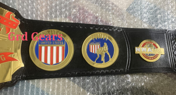 UNITED STATES HEAVYWEIGHT WRESTLING CHAMPION BRASS BELT - Image 3