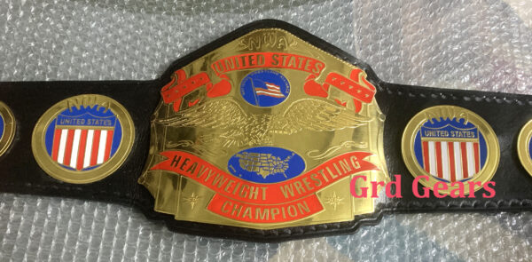 UNITED STATES HEAVYWEIGHT WRESTLING CHAMPION BRASS BELT