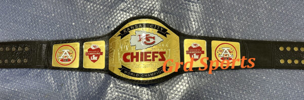 KC KANSAS CITY CHIEFS CHAMPIONSHIP BELT ADULT SIZE - Image 5