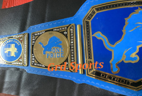 DETROIT LIONS CHAMPION BRASS BELT - Image 3