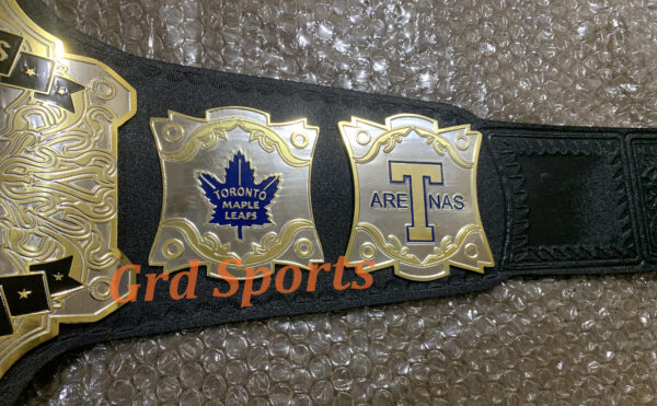 TORONTO MAPLE LEAFS CHAMPION BRASS BELT - Image 2