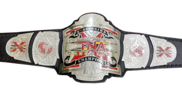 TNA X Division Wrestling Championship Belt Brass Gold Plated