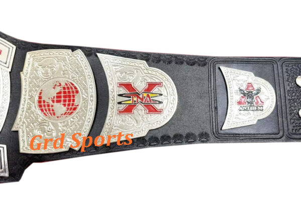 TNA X Division Wrestling Championship Belt Brass Gold Plated - Image 5