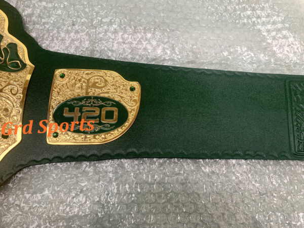 WEED 420 World Wrestling Championship Belt Adult Size - Image 4