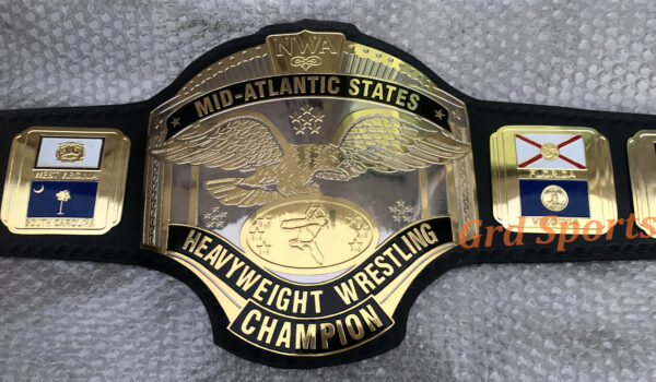 NWA MID ATLANTIC STATES WRESTLING CHAMPIONSHIP BELT ADULT SIZE