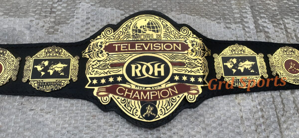 TELEVISION ROH CHAMPION BRASS BELT