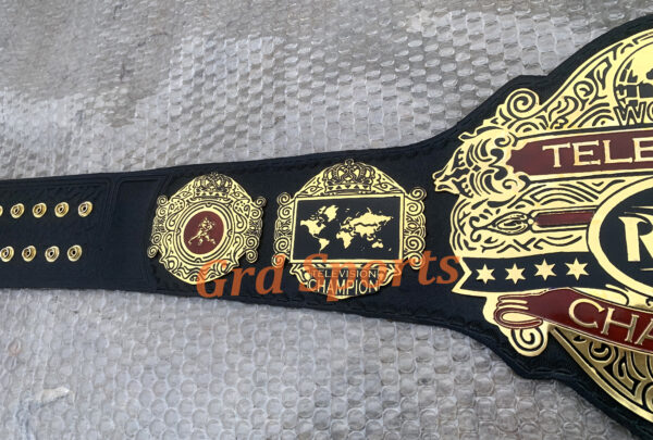 TELEVISION ROH CHAMPION BRASS BELT - Image 4